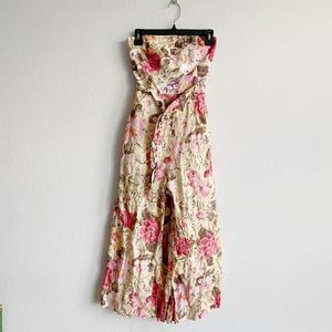 Zimmerman Strapless Wide Leg Jumpsuit